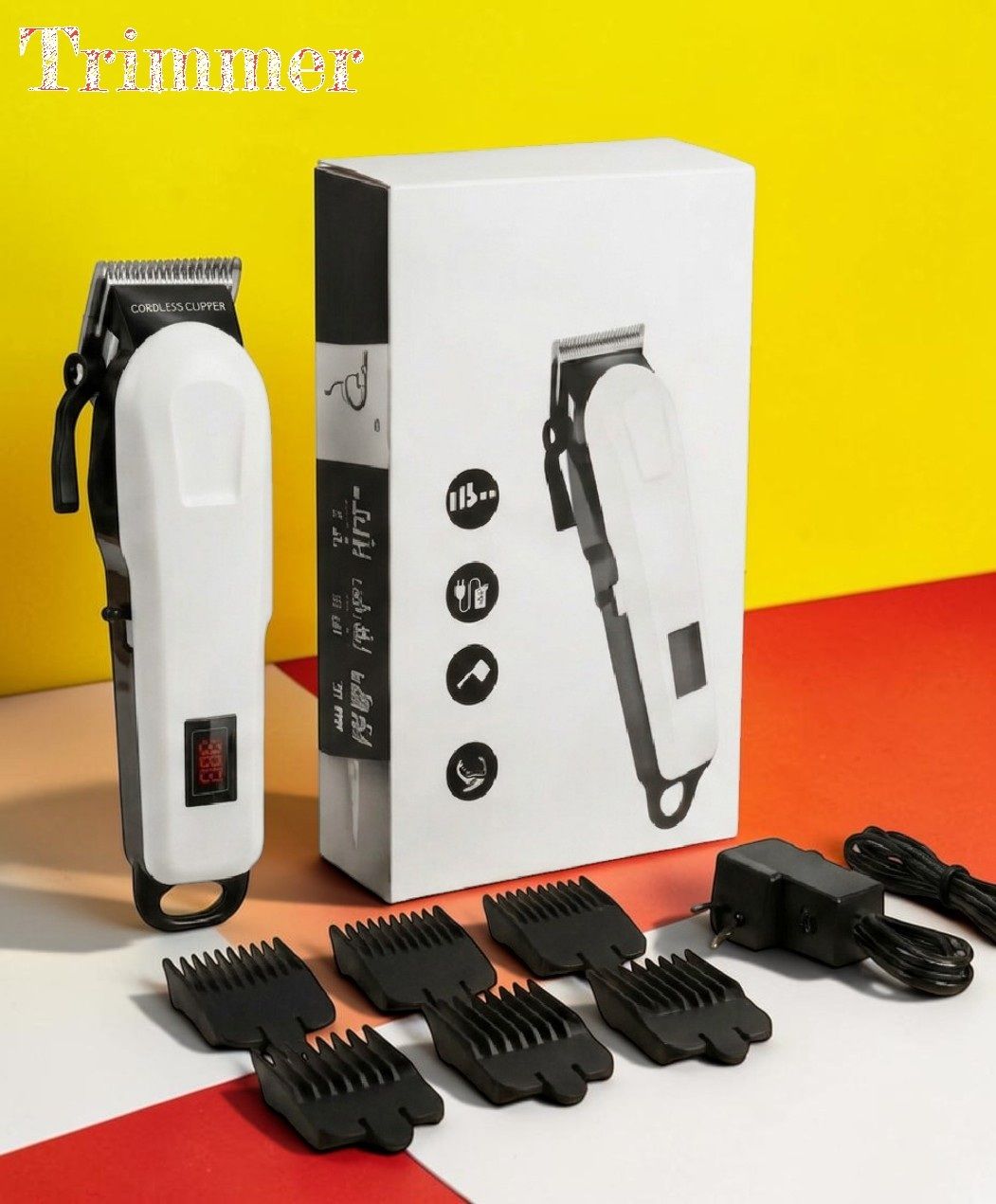 Sagaft X172 Beard Trimmer for Men Rechargeable Hair Clipper Cordless USB Charging Fully Waterproof Trimmer 240 min Runtime 4 Length Settings-image-48