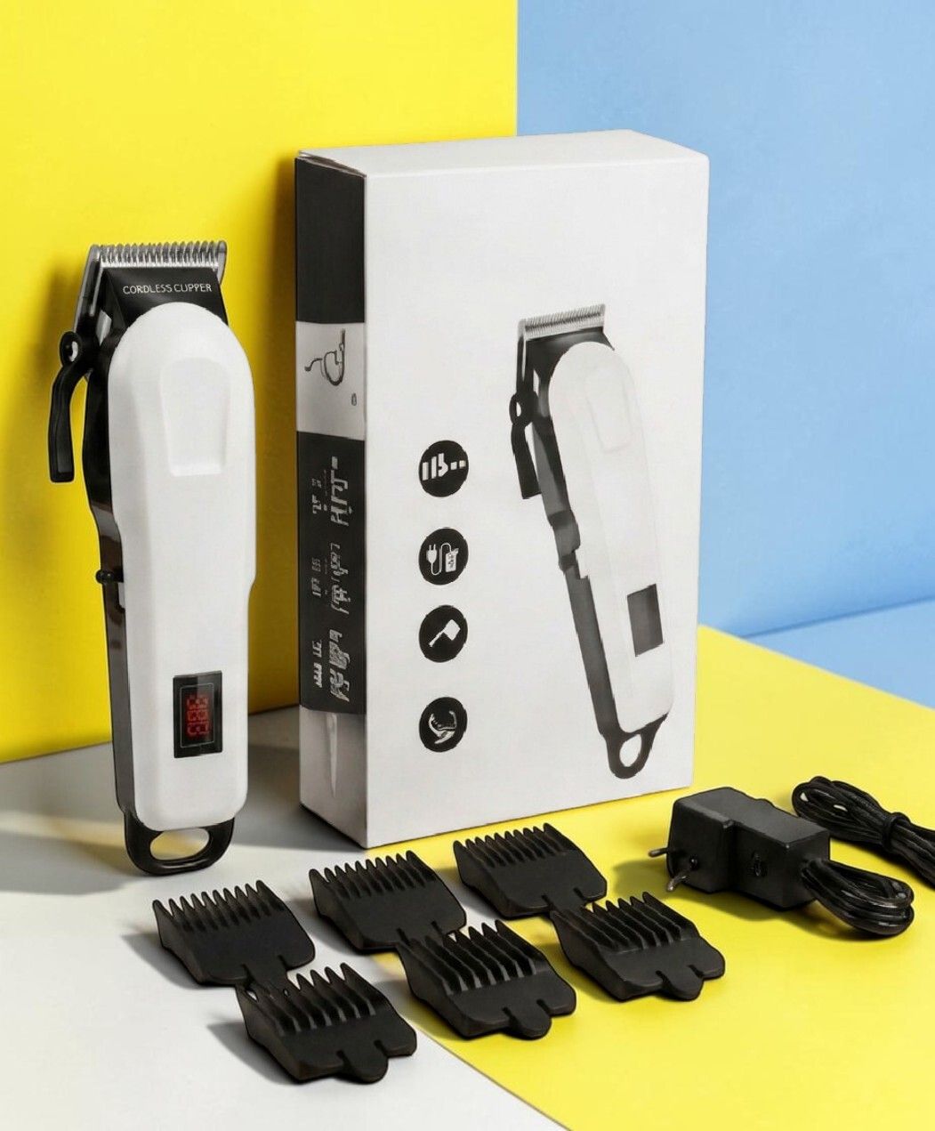 Sagaft X281 Hair Trimmer for Men Cordless Rechargeable Beard Trimmer USB Charging Fully Waterproof Trimmer 240 min Runtime 4 Length Settings-image-11