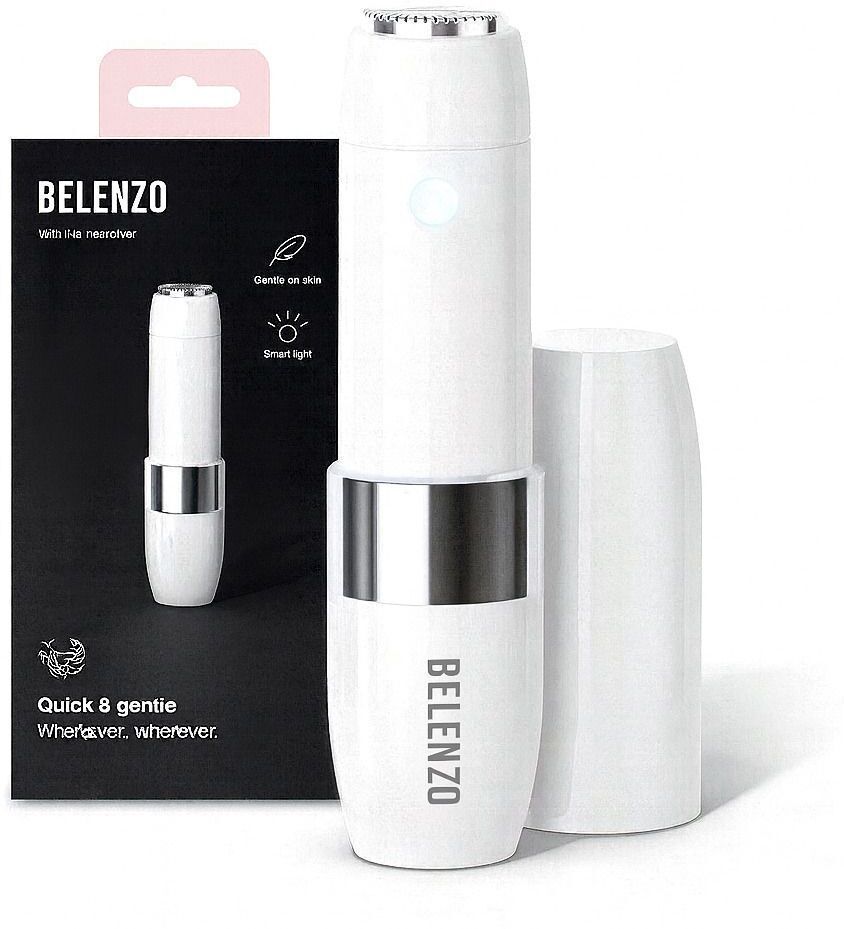 BELENZO Face Trimmer Rechargeable Portable Hair Remover Fully Waterproof Grooming Kit 30 min Runtime 1 Length Settings-picture-10