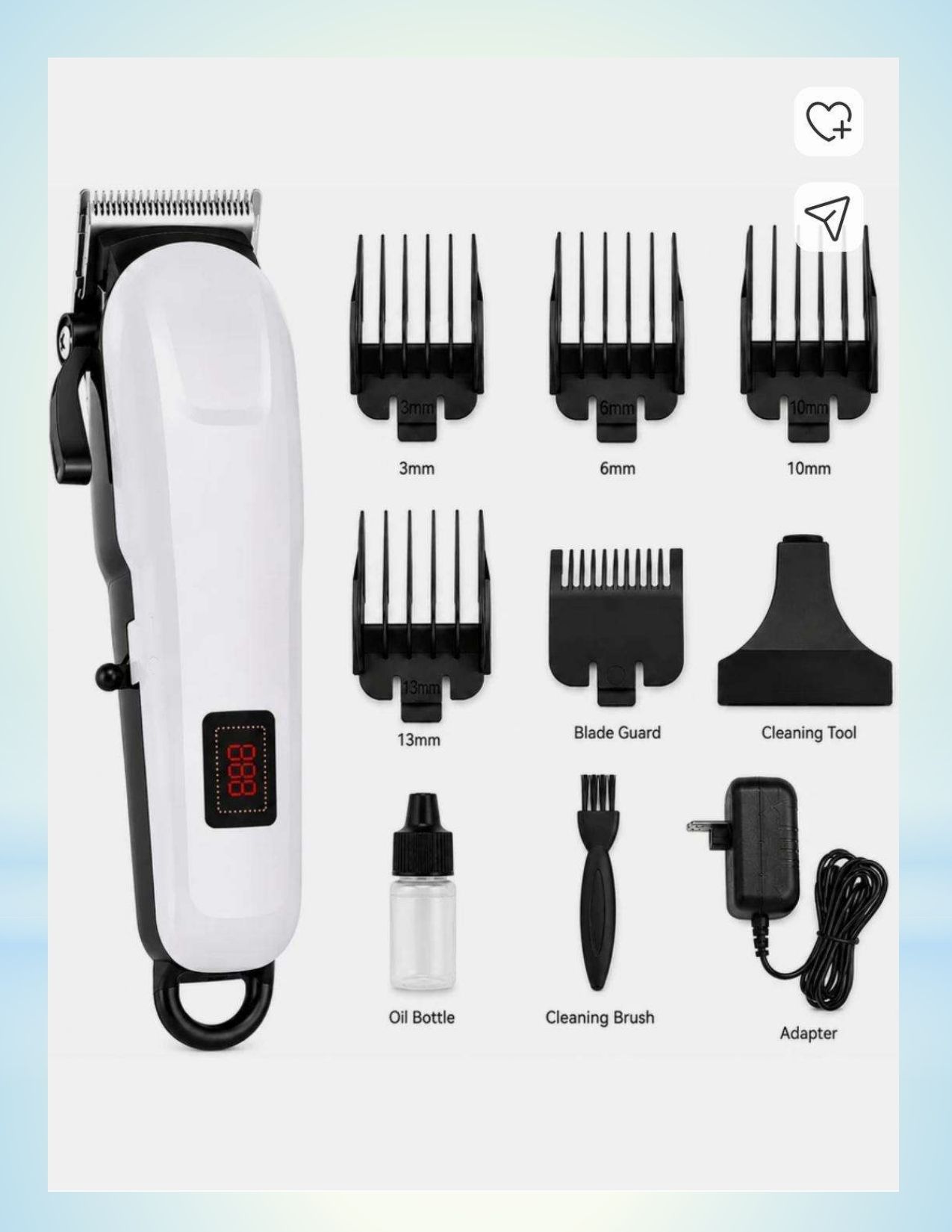 ModularChoic W_Trimmer#106 Fully Waterproof Grooming Kit 190 min Runtime 4 Length Settings-image-4