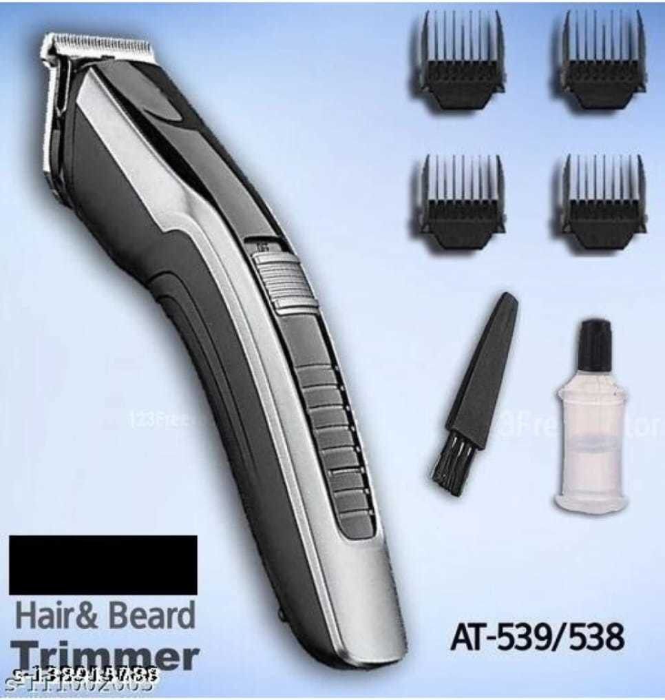 UZAN at538 Original Rechargeable Cordless Premium Quality Hair Trimmer Trimmer 60 min Runtime 4 Length Settings-image-40