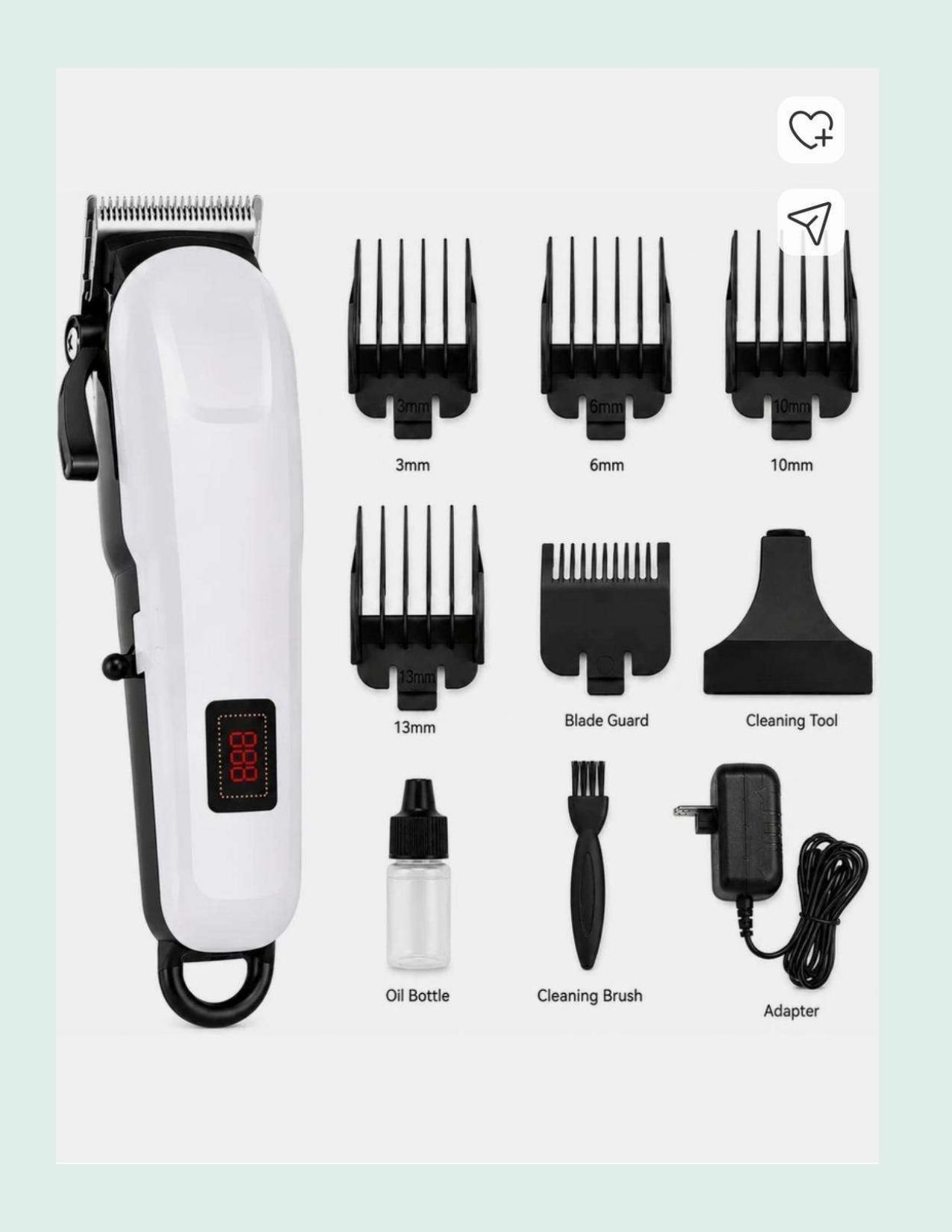 Dazzel Flex W_Trimmer#226 Fully Waterproof Grooming Kit 190 min Runtime 4 Length Settings-image-31