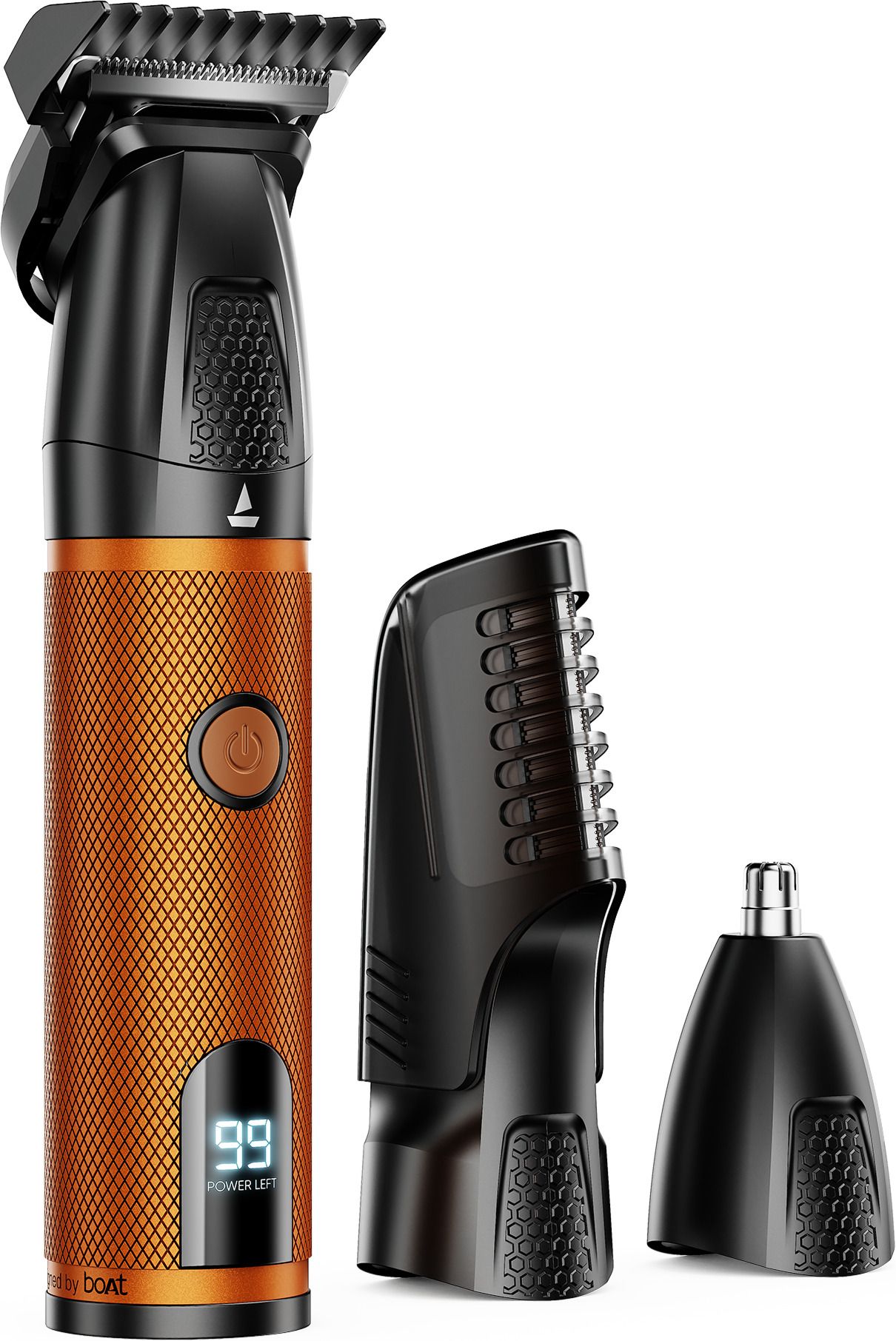 boAt Slazer K100+ Full Body Trimmer, Fast Charge, Display & Travel Lock Fully Waterproof Grooming Kit 200 Mins Runtime 12 Length Settings-image-19