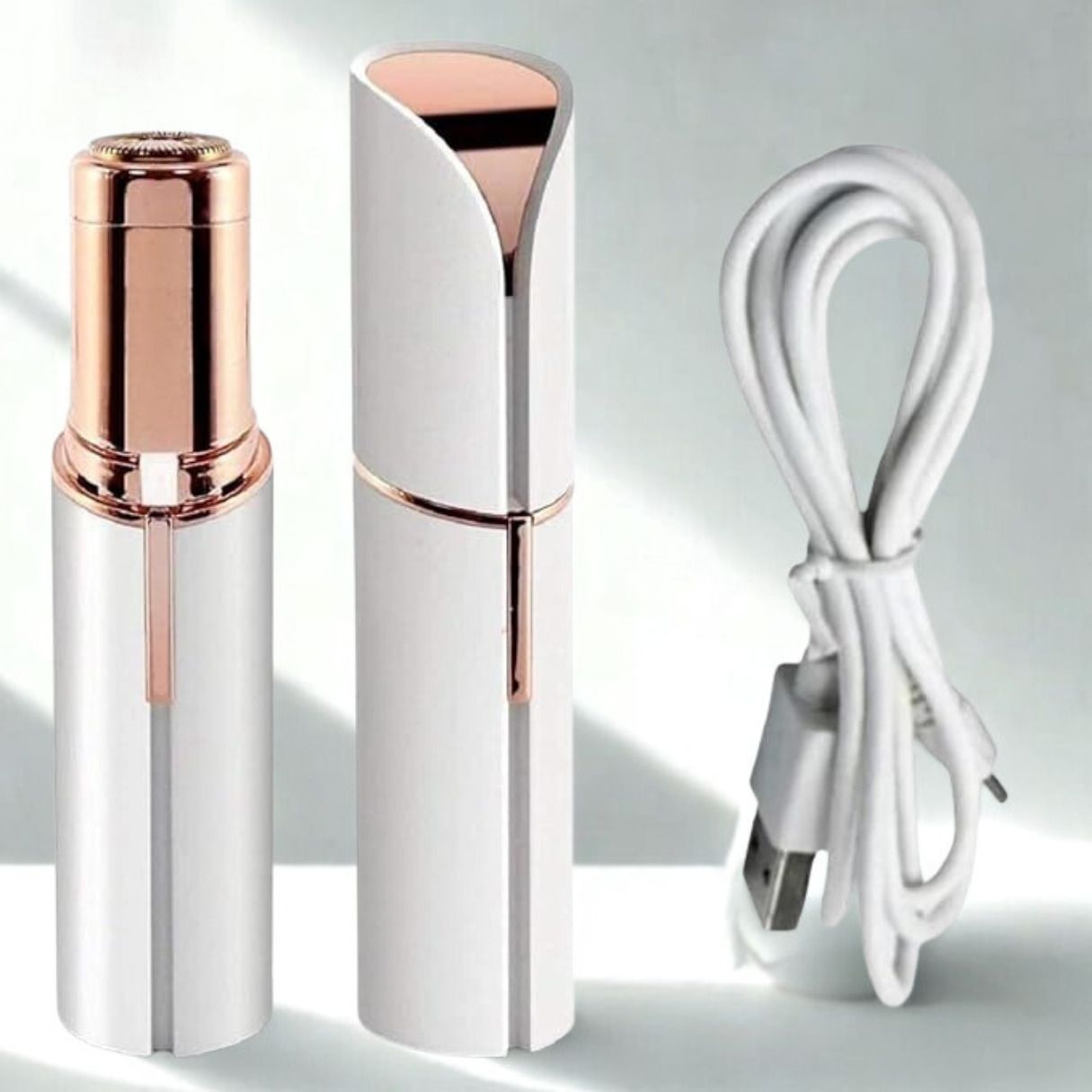 VARNI GLOW USB Rechargeable Facial Hair Remover for Women Smooth Painless Epilator Trimmer Fully Waterproof Grooming Kit 200 min Runtime 5 Length Settings-picture-11