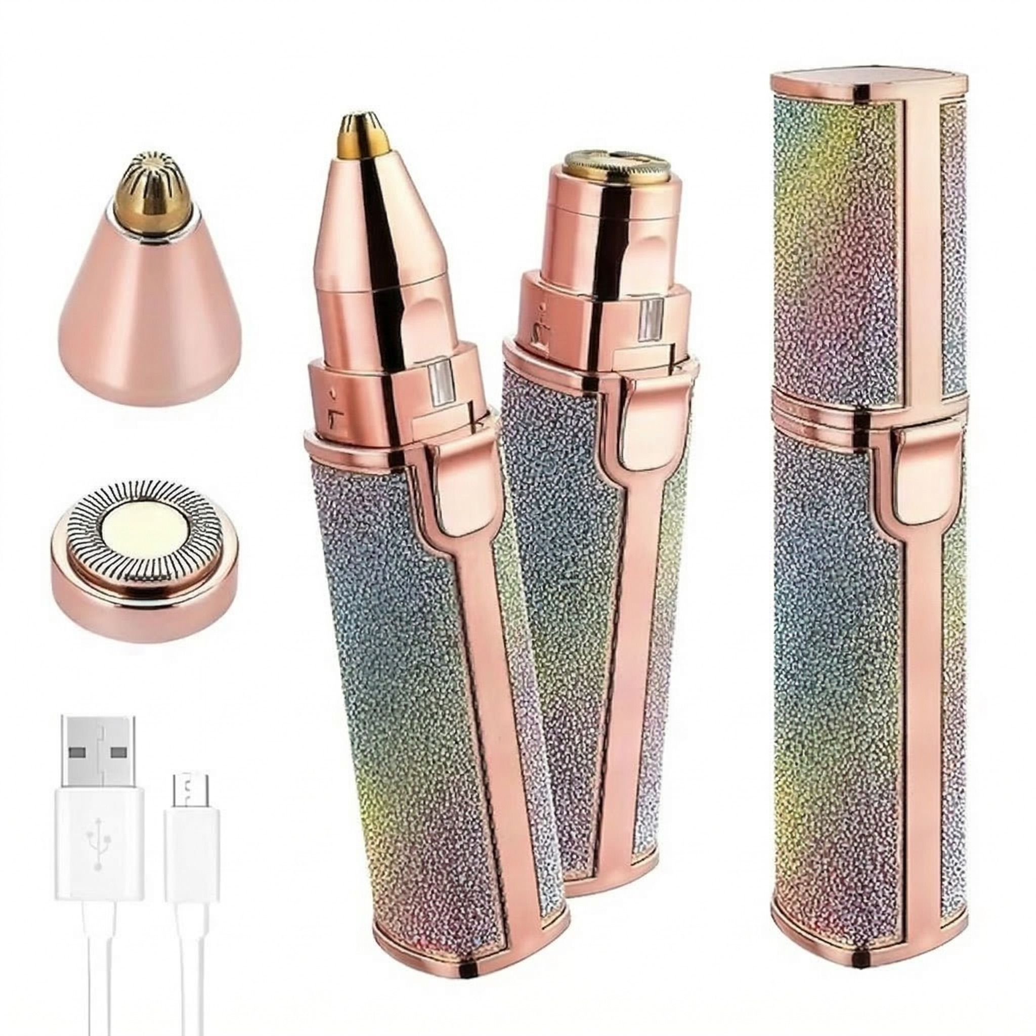 Apicbite SilkGlow USB Rechargeable Face Trimmer Trimmer 120 min Runtime 0 Length Settings-image-30