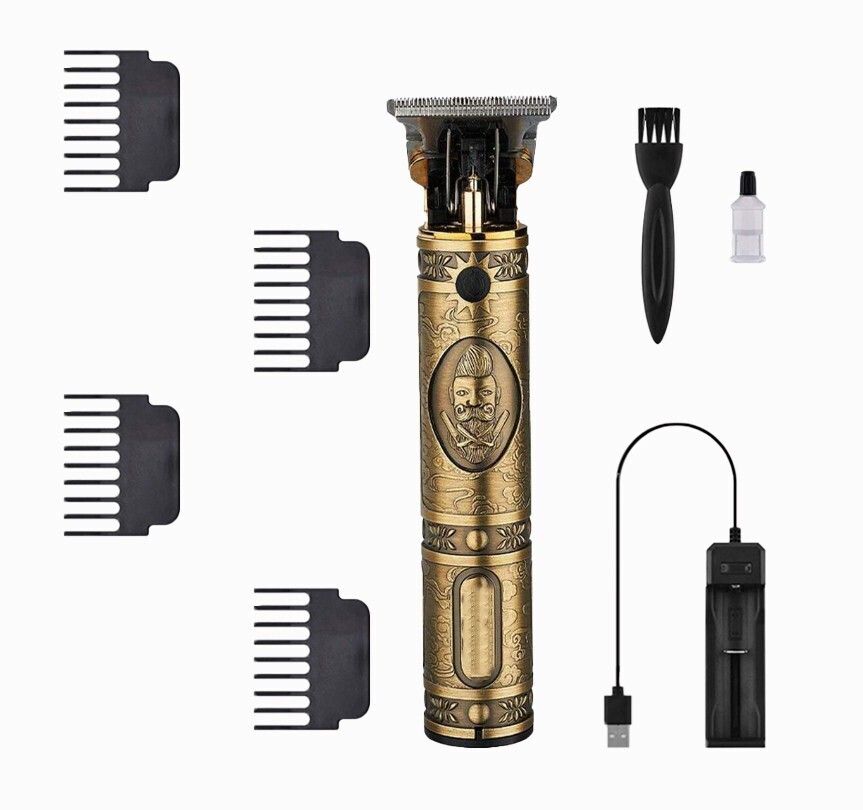UZAN Hair Clippers Electric Pro Li Outliner Grooming Zero Gapped Baldheaded for Men Fully Waterproof Grooming Kit 90 minRuntime 4 Length Settings