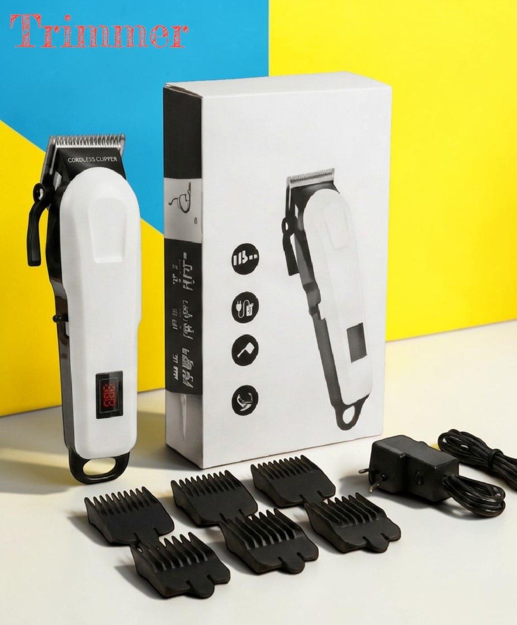 Sagaft X232 Beard Trimmer for Men Rechargeable Hair Clipper Cordless USB Charging Fully Waterproof Trimmer 240 min Runtime 4 Length Settings-image-39