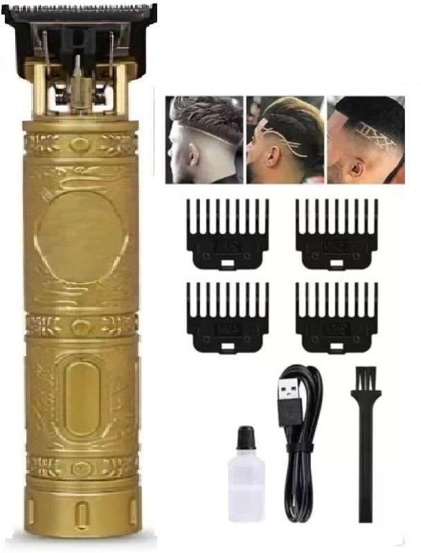 Trendy styler Professional Golden Metal Maxtop t99 Body Trimmer Haircut Grooming Kit Z45 Trimmer 120 min Runtime 4 Length Settings-picture-12