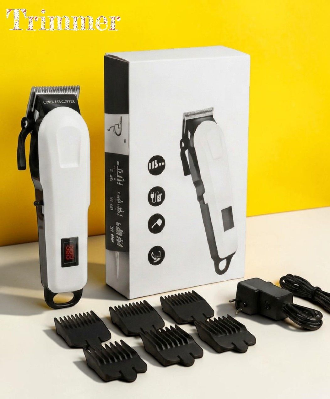 Ziddjeet X372 Beard Trimmer for Men Rechargeable Hair Clipper Cordless USB Charging Fully Waterproof Trimmer 240 min Runtime 4 Length Settings-image-46
