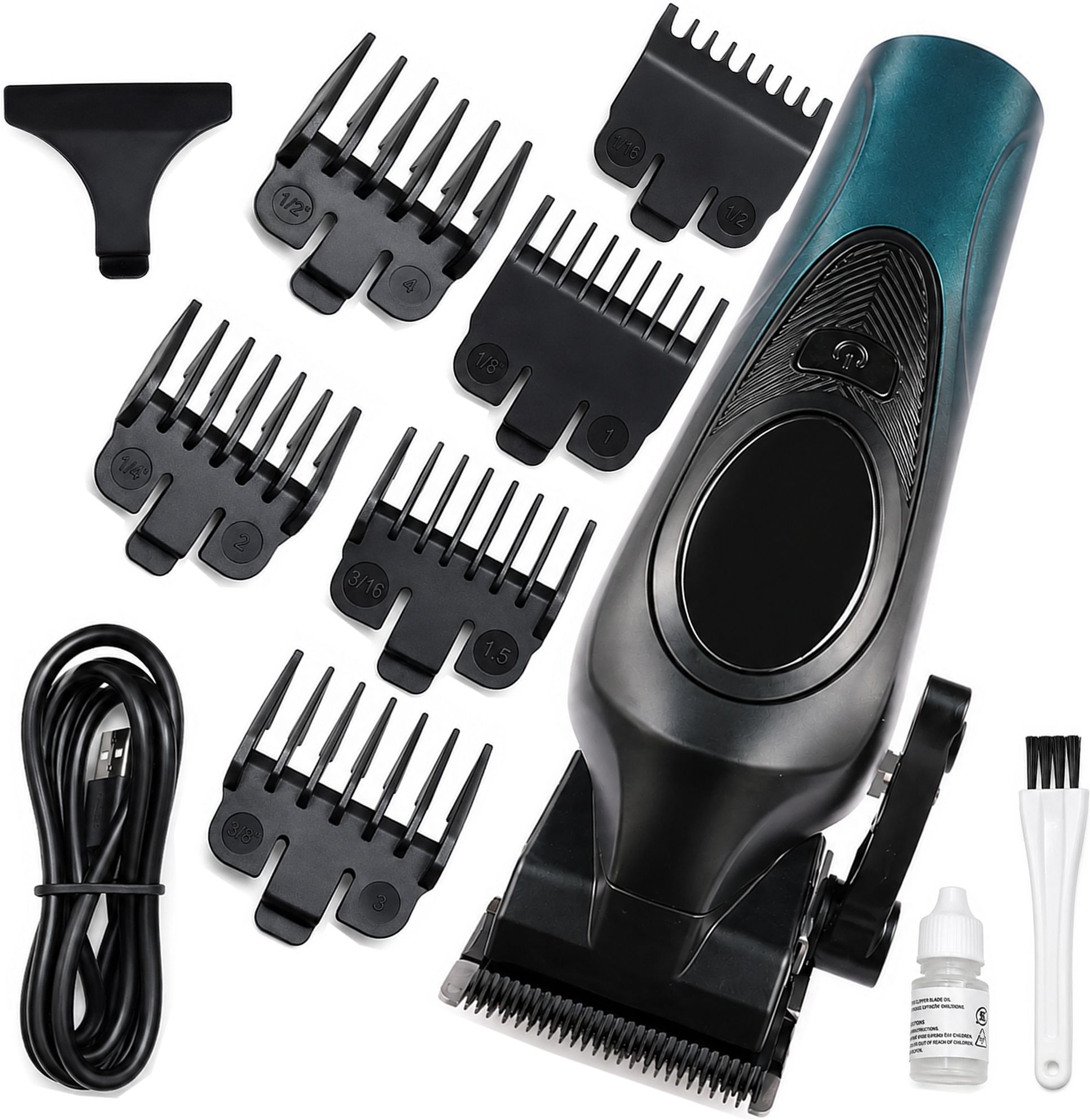 Regals Choice Professional Grooming Hair Clipper with Battery Display Grooming Kit 200 min Runtime 6 Length Settings-image-31