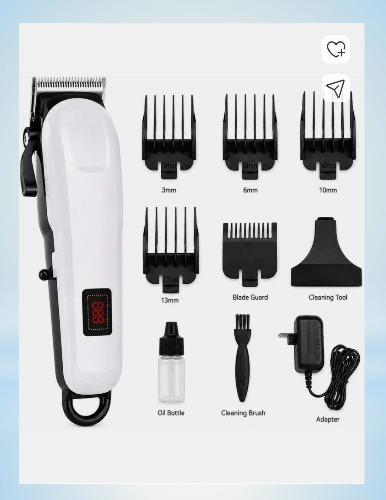 SDM W_Trimmer#197 Fully Waterproof Grooming Kit 190 min Runtime 4 Length Settings-image-34