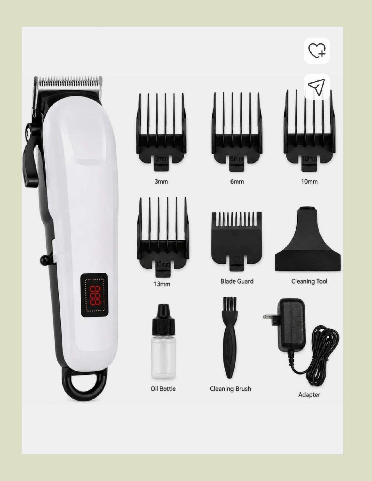 SDM W_Trimmer#269 Fully Waterproof Grooming Kit 190 min Runtime 4 Length Settings-image-8