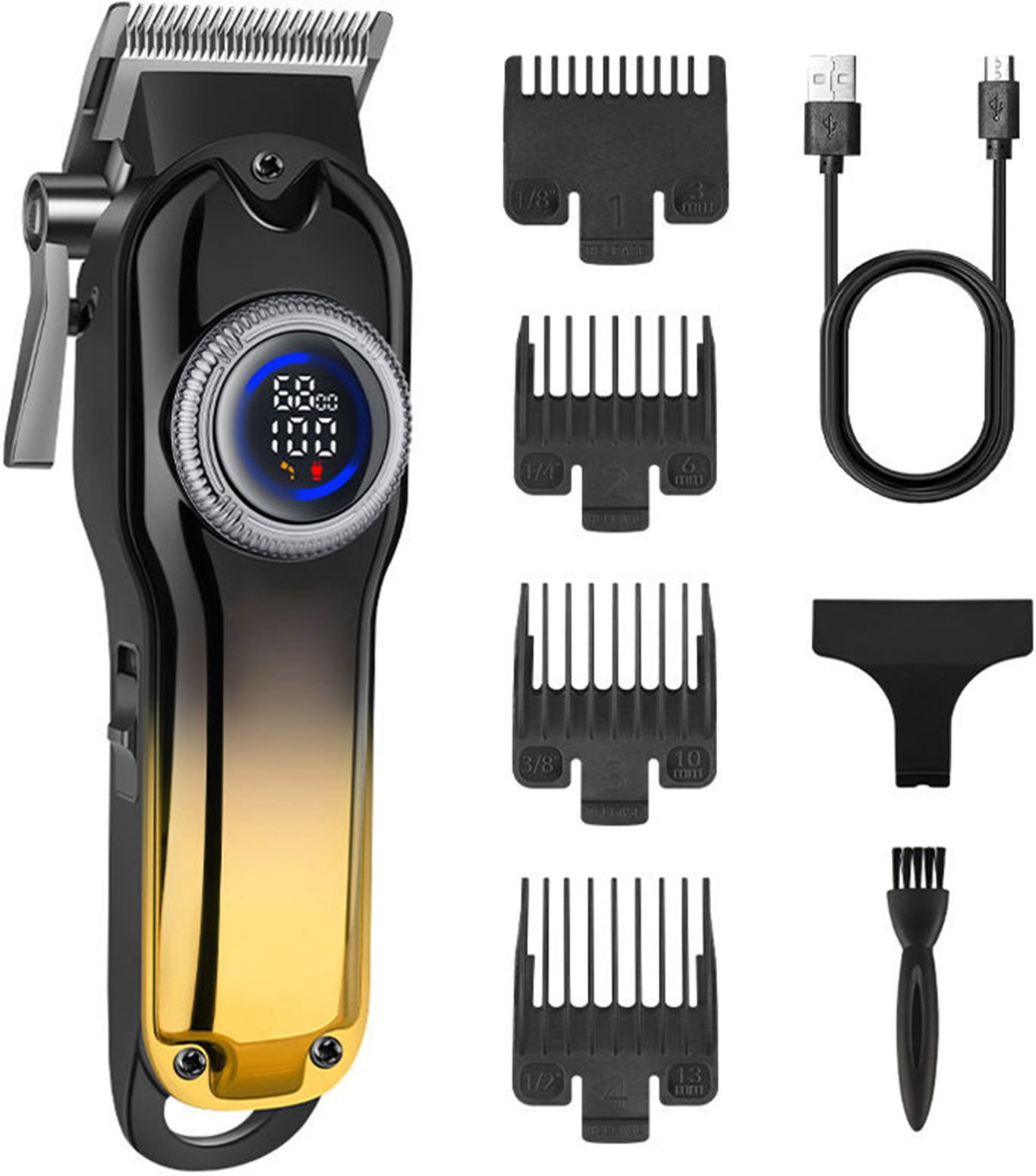 Retails Infinity Professional LED Display Trimmer Multicolor Cordless Multigrooming Kit Grooming Kit 90 min Runtime 5 Length Settings-image-3
