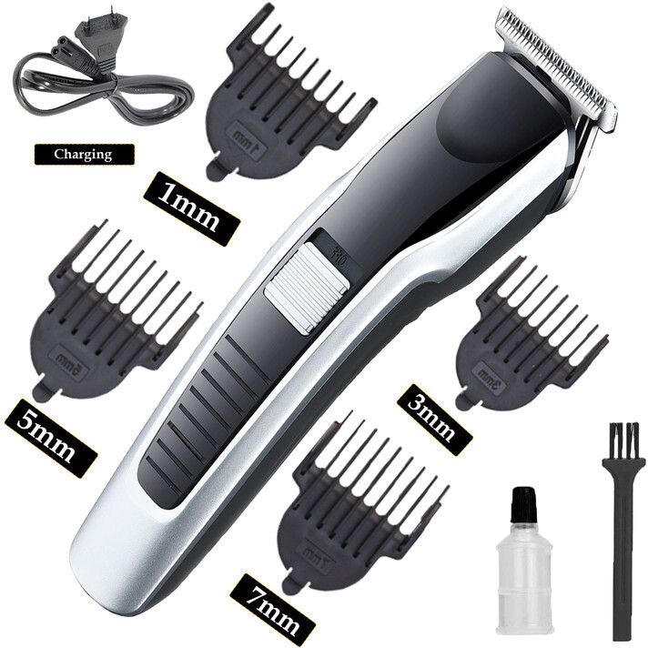 ZYRIAN Rechargeable-cordless use with ergonomic and compact design for comfortable grip Fully Waterproof Trimmer 45 min Runtime 4 Length Settings-image-10
