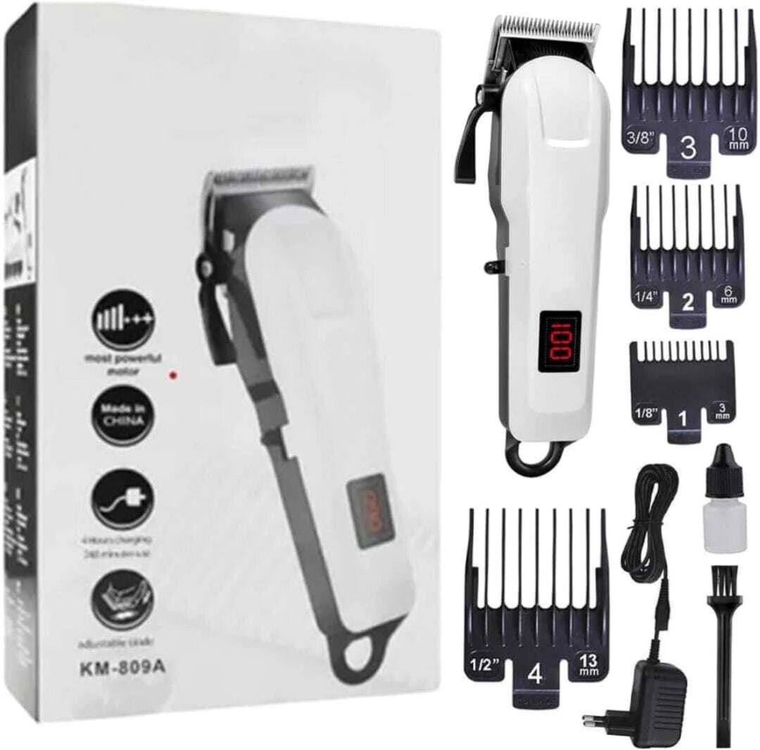 ValueShop Rechargeable Beard Trimmer for Man – Waterproof with USB Charging & 4Combs Hairs Fully Waterproof Trimmer 240 min Runtime 4 Length Settings-image-6