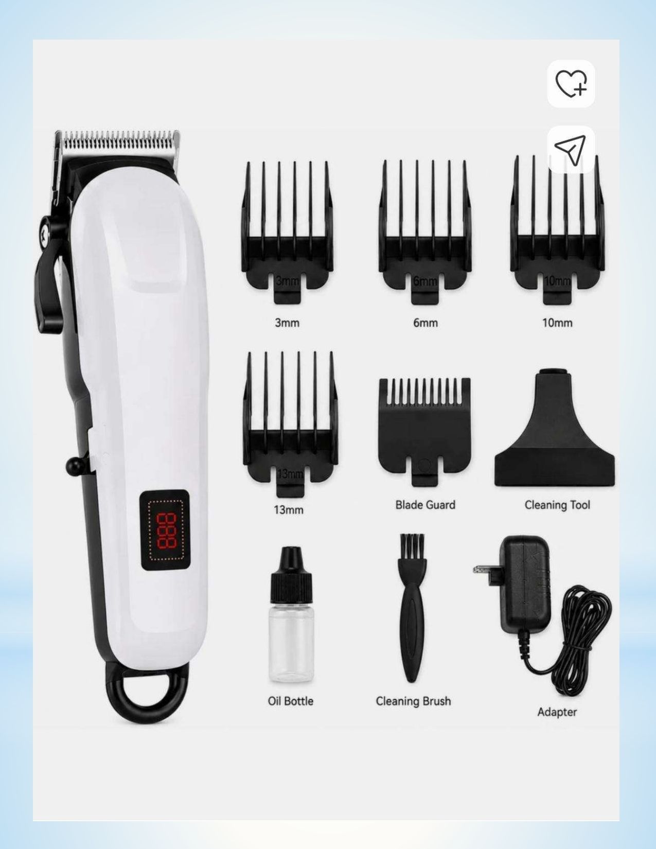 SDM W_Trimmer#102 Fully Waterproof Grooming Kit 190 min Runtime 4 Length Settings-image-29