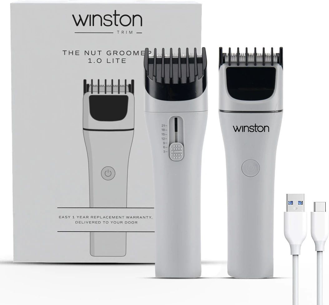 Winston Nut Groomer 1.0 Lite Rechargeable Waterproof Body and Ball Trimmer Body Groomer 200 min Runtime 7 Length Settings-picture-14