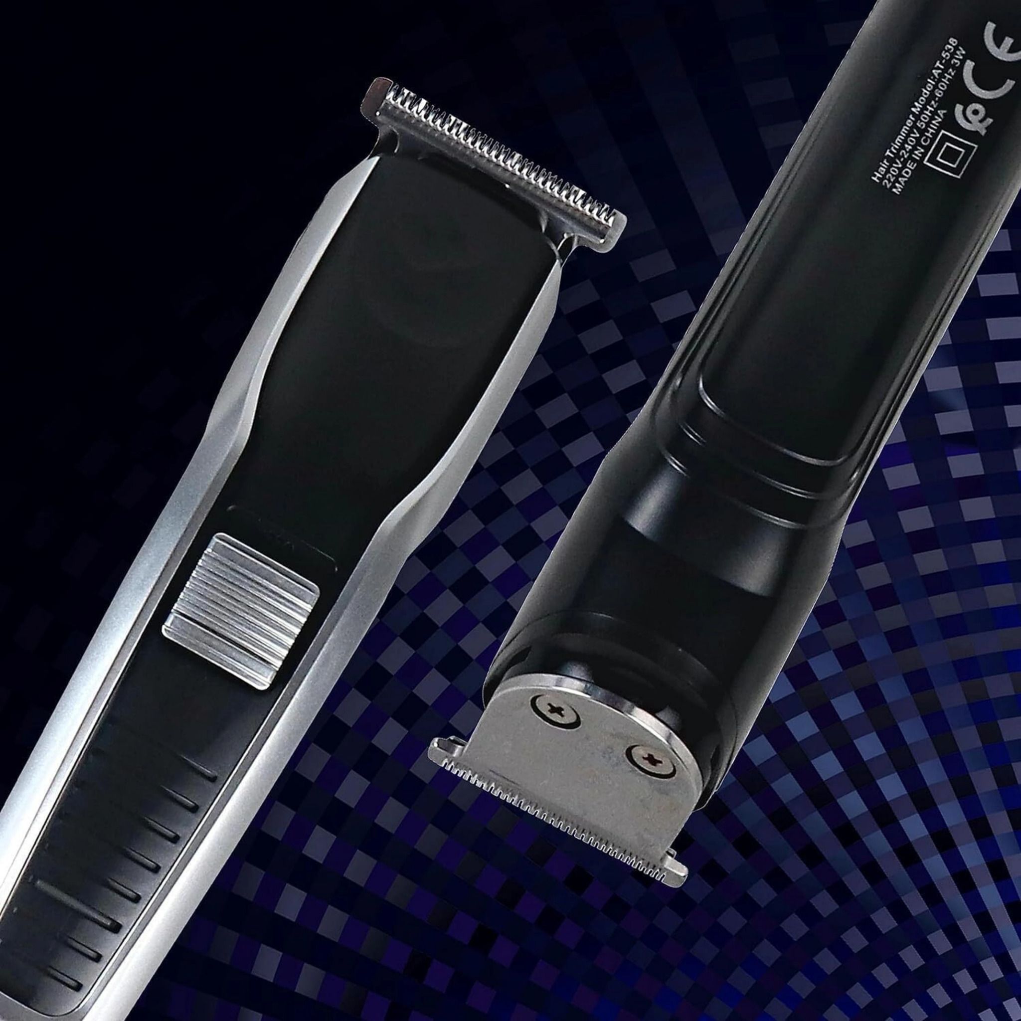 vexa Professional Rechargeable Hair & Beard Trimmer AT-538 Precision Blades D110 Fully Waterproof Trimmer 45 min Runtime 4 Length Settings-image-14
