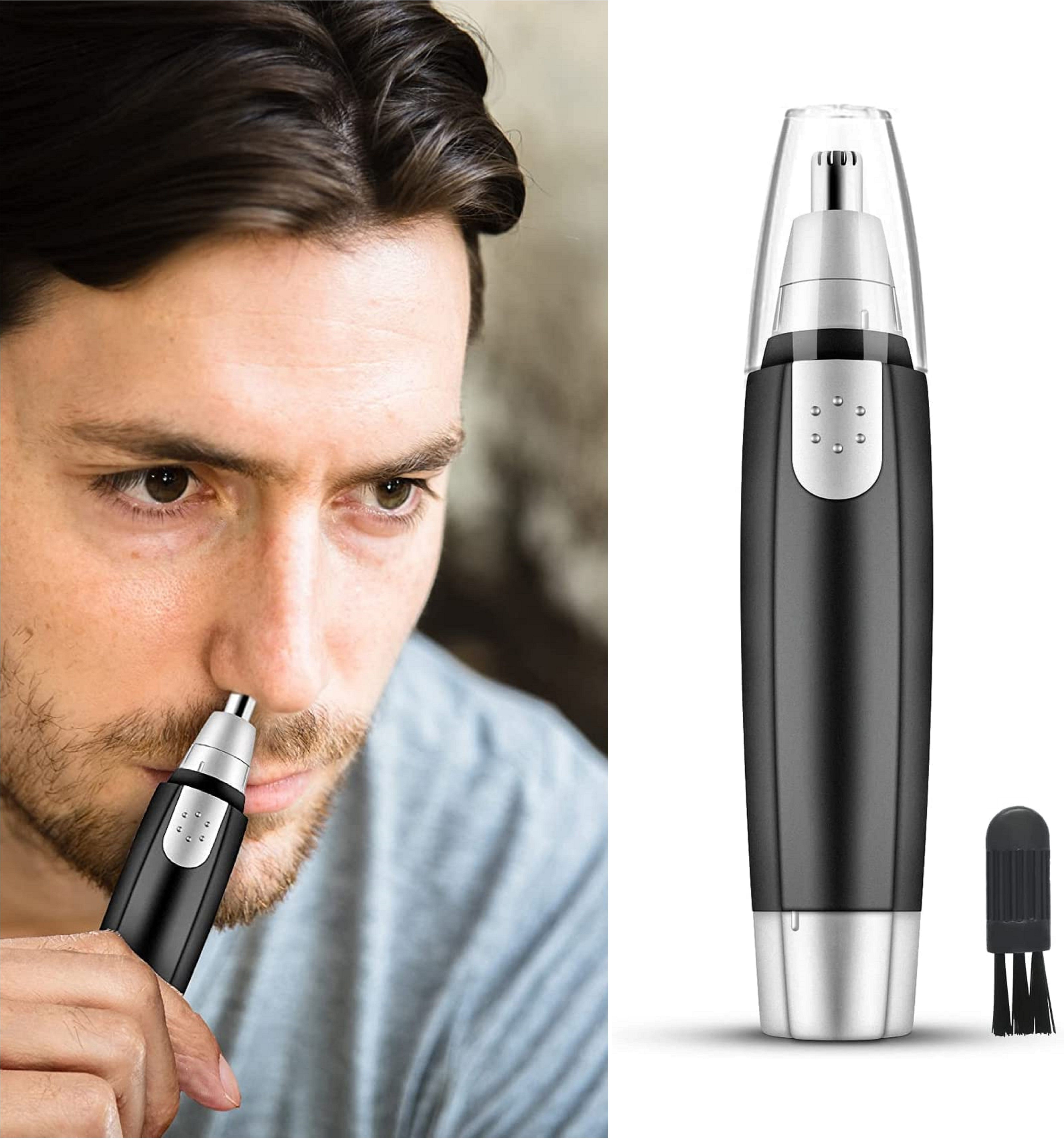 LICHEE Ear and Nose Hair Trimmer, Electric Nose Hair Shaver Facial Hair Clippers Trimmer 180 min Runtime 9 Length Settings-image-8