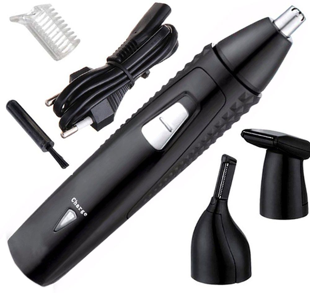Qwer cordless Professional Nose and Ear Trimmer for Men and Women Grooming Kit 0 minRuntime 1 Length Settings