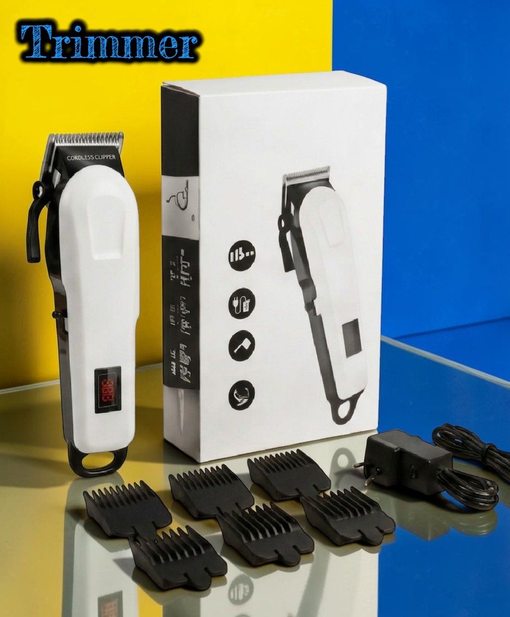 Stybits X26 Men Hair Trimmer Rechargeable Cordless Beard Clipper with USB Charging Fully Waterproof Trimmer 240 min Runtime 4 Length Settings-image-14