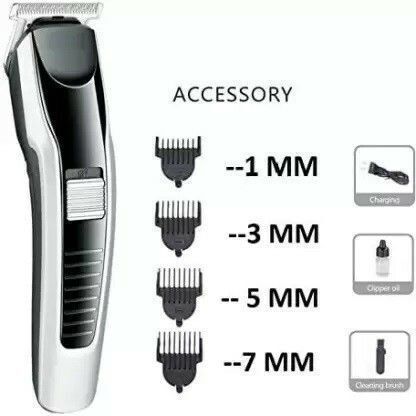 Wristkart Professional AT-538 Rechargeable Hair Clipper Shaver Beard Hair Trimmer J113 Trimmer 45 min Runtime 4 Length Settings-picture-23