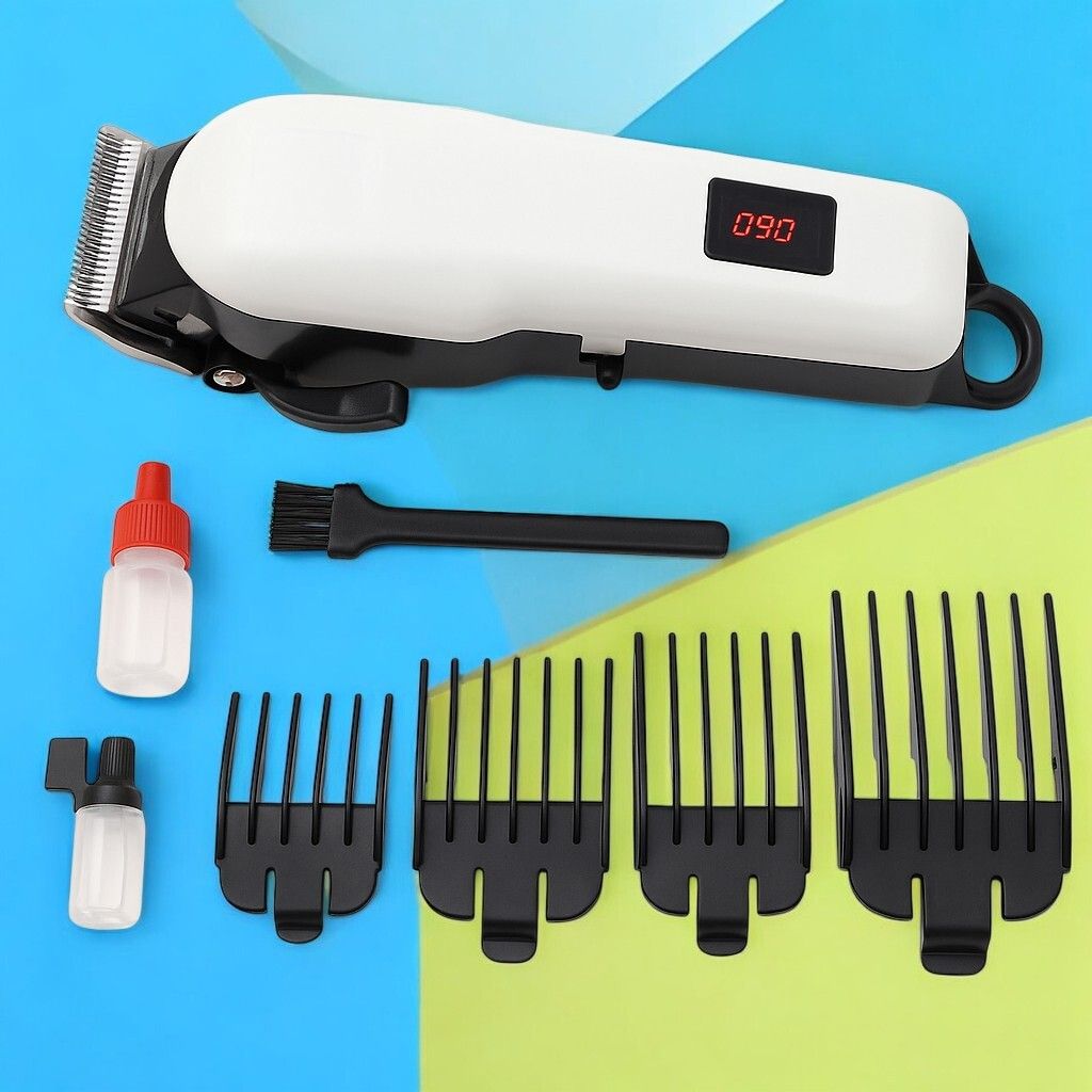 Sagaft X542 Rechargeable Hair & Beard Trimmer | Zero-Gap Sharp Blades Trimmer 240 min Runtime 4 Length Settings-picture-28