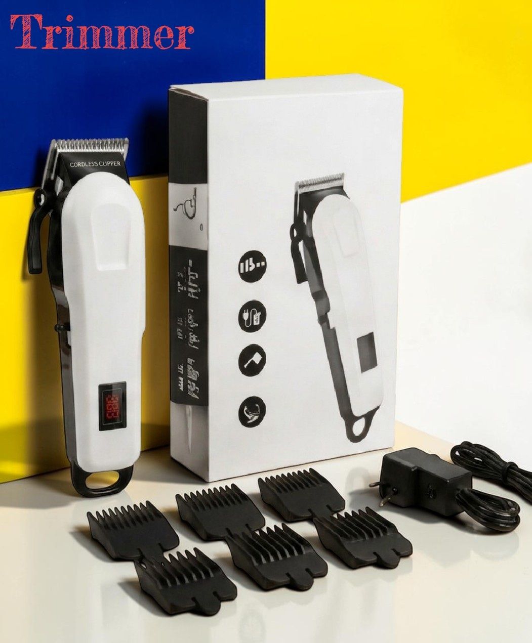 Sagaft X12 Beard Trimmer for Men Rechargeable Hair Clipper Cordless USB Charging Fully Waterproof Trimmer 240 min Runtime 4 Length Settings-image-38
