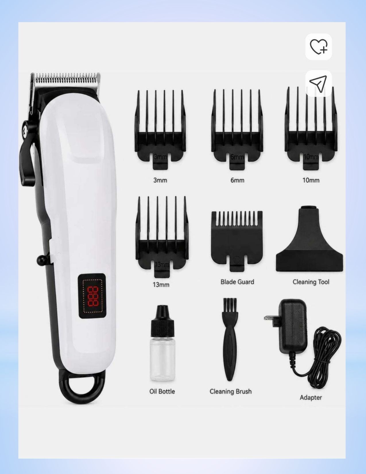 Dazzel Flex W_Trimmer#32 Fully Waterproof Grooming Kit 190 min Runtime 4 Length Settings-image-33