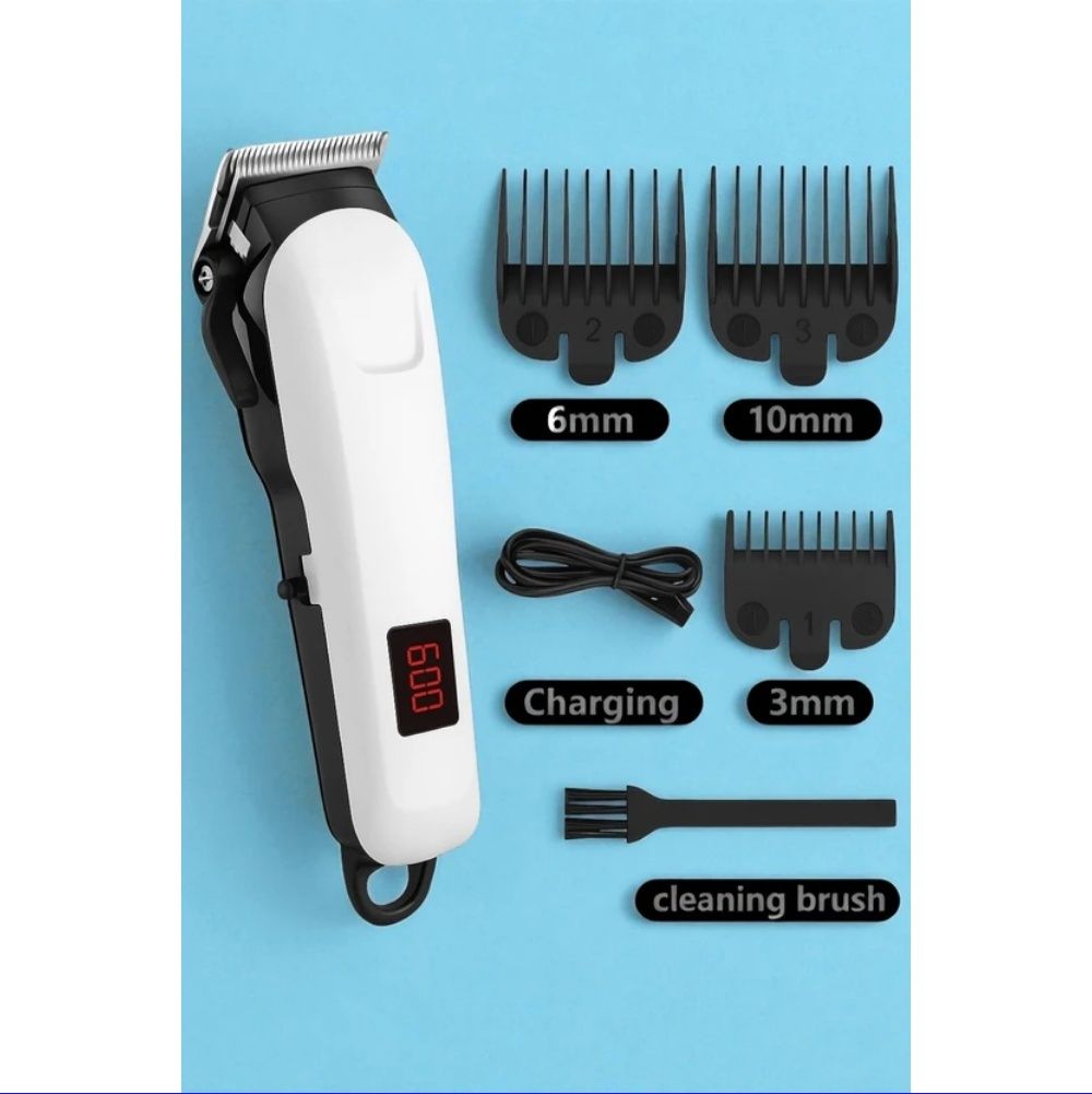 Crostal X173 Electric Trimmer for Men – Beard, Mustache & Hair Cutting Machine_71 Fully Waterproof Trimmer 240 min Runtime 4 Length Settings-image-28