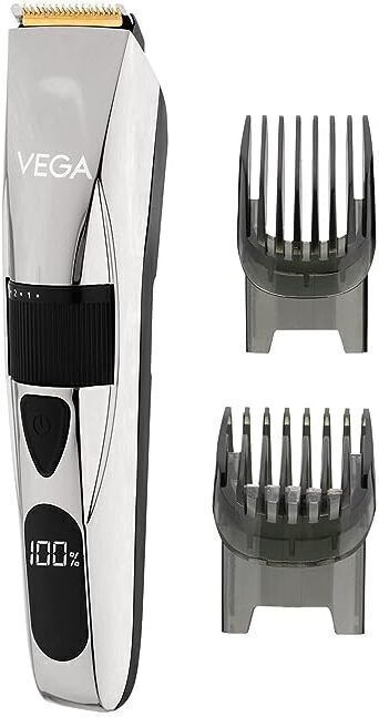VEGA Power Series P-3 Beard Trimmer for Men with Digital Display Trimmer 160 minRuntime 40 Length Settings-image-1