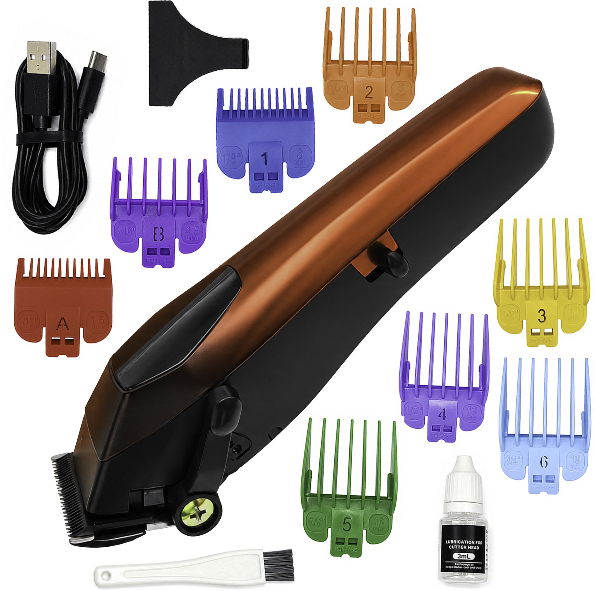 Regals Choice Cordless Hair Cutting Machine for Men with LCD Display Grooming Kit 150 min Runtime 8 Length Settings-image-29