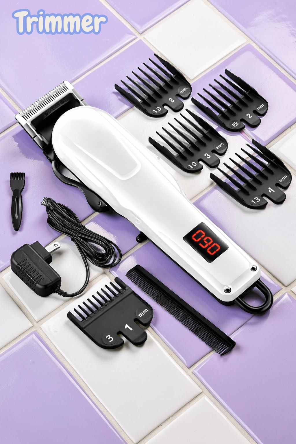 Ziddjeet X425 Hair & Beard Trimmer for Men Professional Grooming Clipper Trimmer 240 min Runtime 4 Length Settings-image-29
