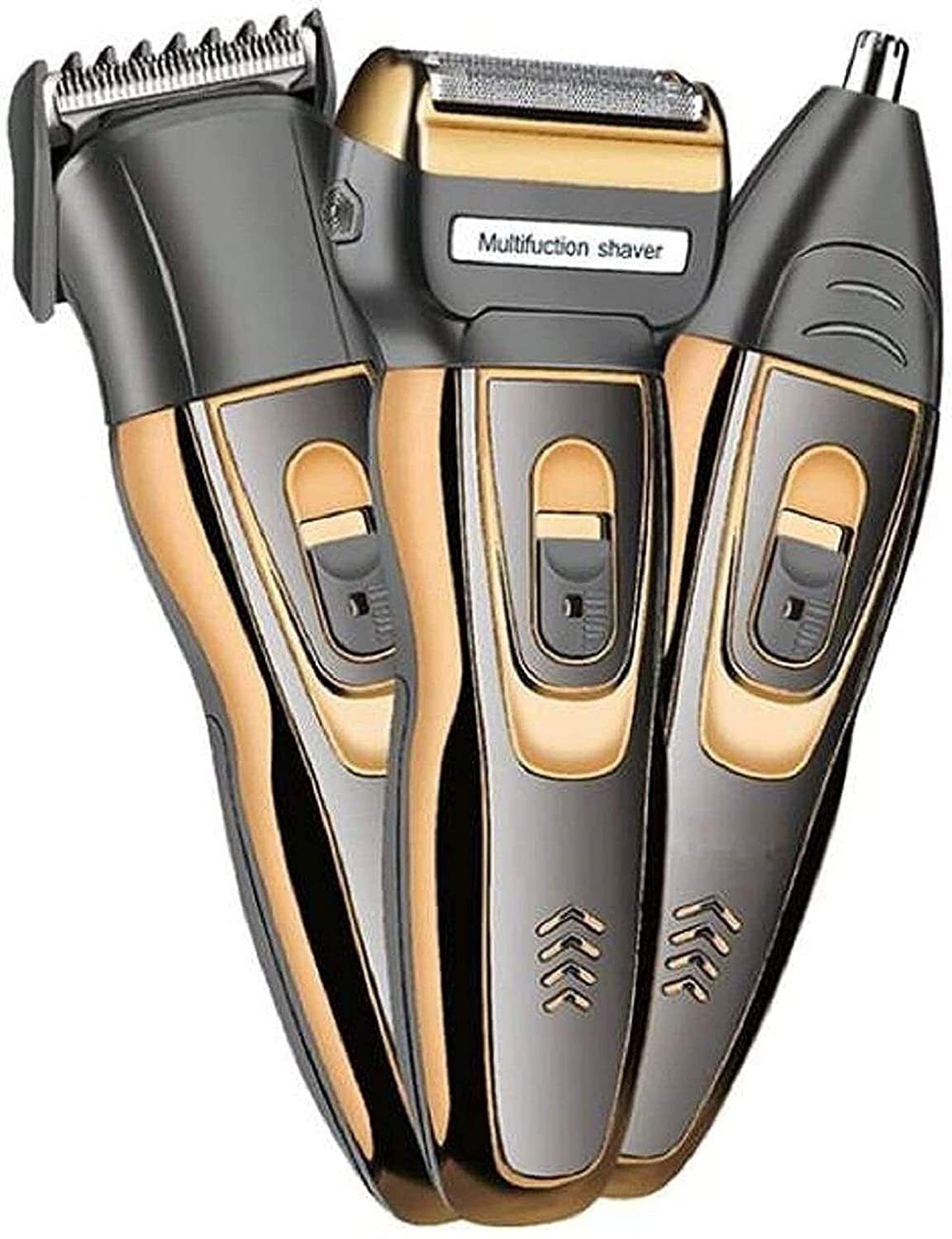 ZEAMY Professionals Design 3 in 1 Perfect Shaver, Hair Clipper and Nose Trimmer Trimmer 45 min Runtime 1 Length Settings-image-48