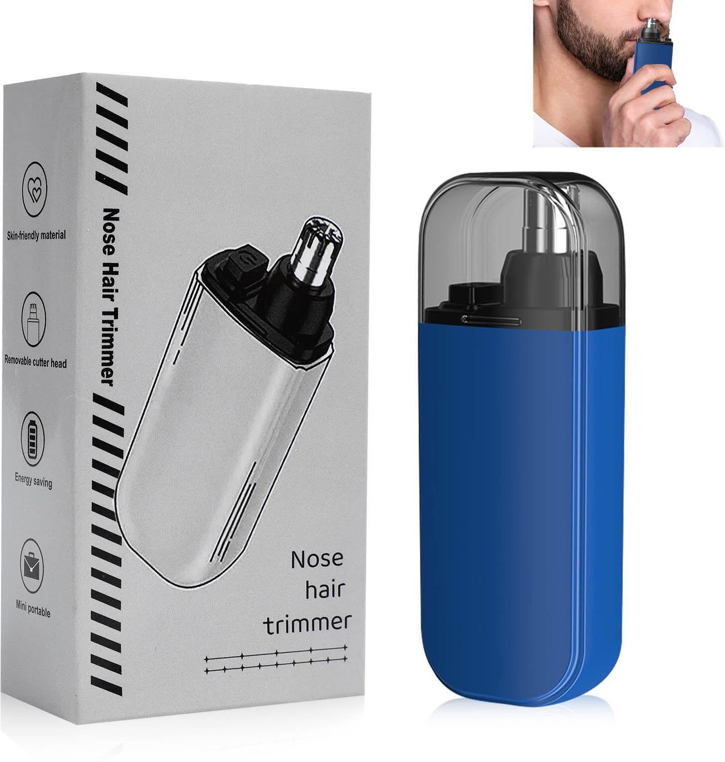 SPARKLESS Portable Nose Hair Trimmer, Trendy Ear and Nose Hair Trimmer for Men and Women Fully Waterproof Trimmer 100 min Runtime 1 Length Settings-image-5