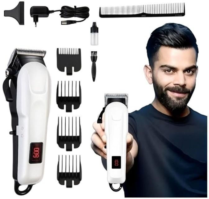 Zeno volt 809 Advanced Beard Trimmer | High Performance Motor | Premium Finish Body Groomer 180 min Runtime 4 Length Settings-image-46