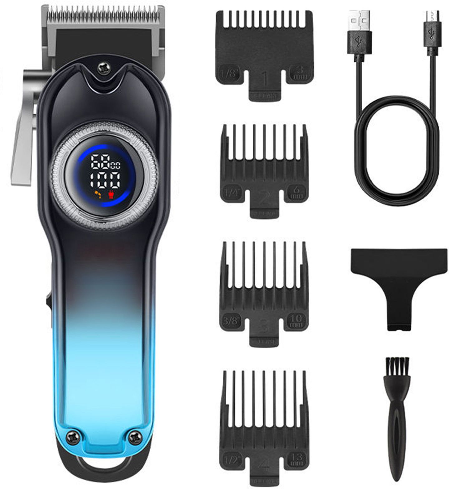 Retails Infinity LED Screen Multicolor Cordless Beard Trimmer 90 min Runtime 5 Length Settings-image-34