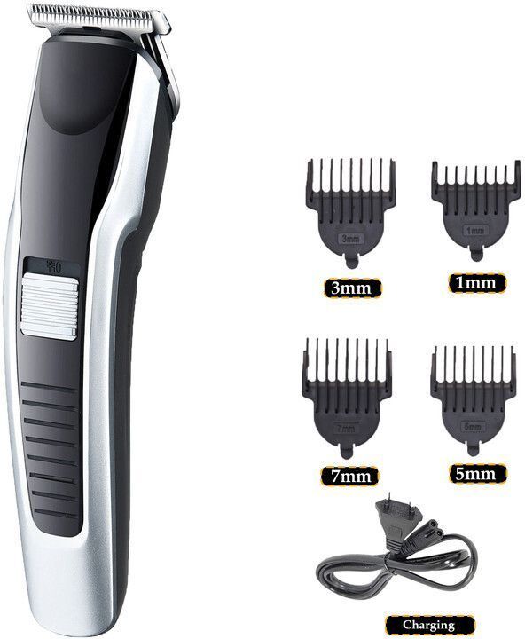 Wristkart Rechargeable Hair Beard Trimmer for Men Trendy Styler StainlessSteel Sharp Blade Fully Waterproof Trimmer 45 min Runtime 4 Length Settings-picture-41