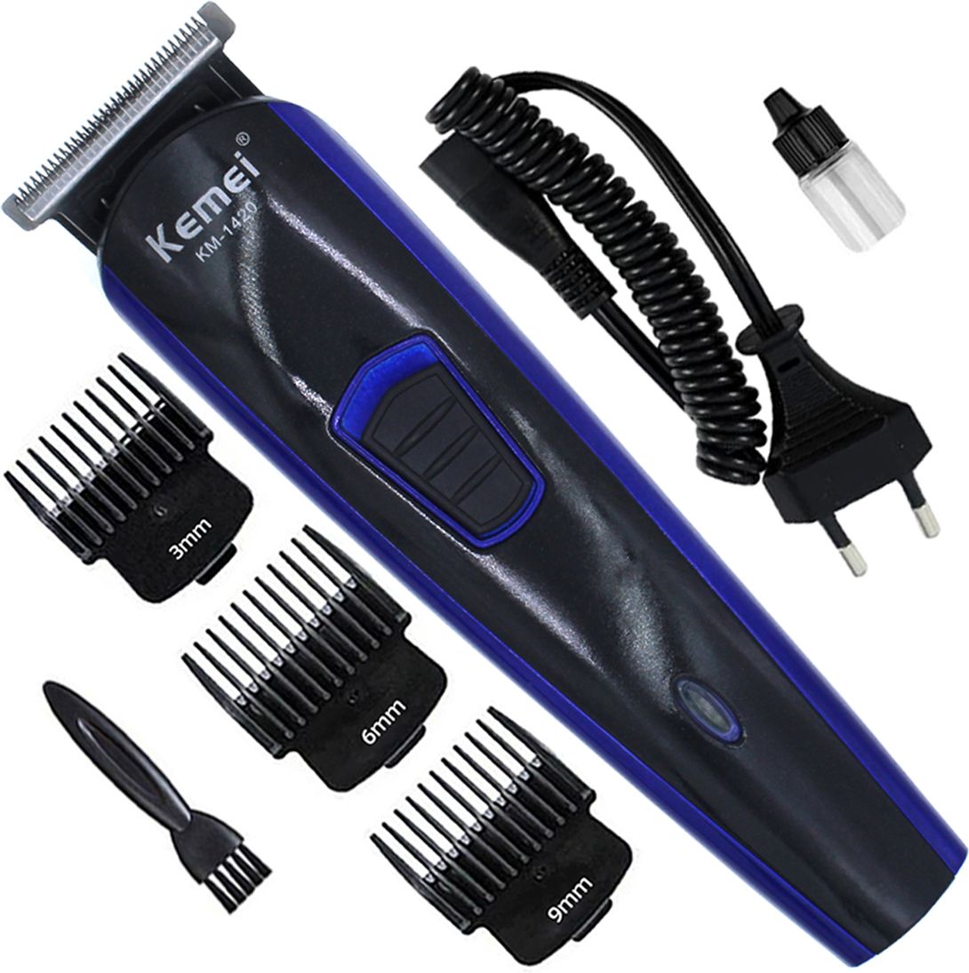 RDFG Men’s Chargeable Powerful Hair Clipper Razor Sideburns Clipper Beard Moustache Fully Waterproof Grooming Kit 60 minRuntime 3 Length Settings-image-10