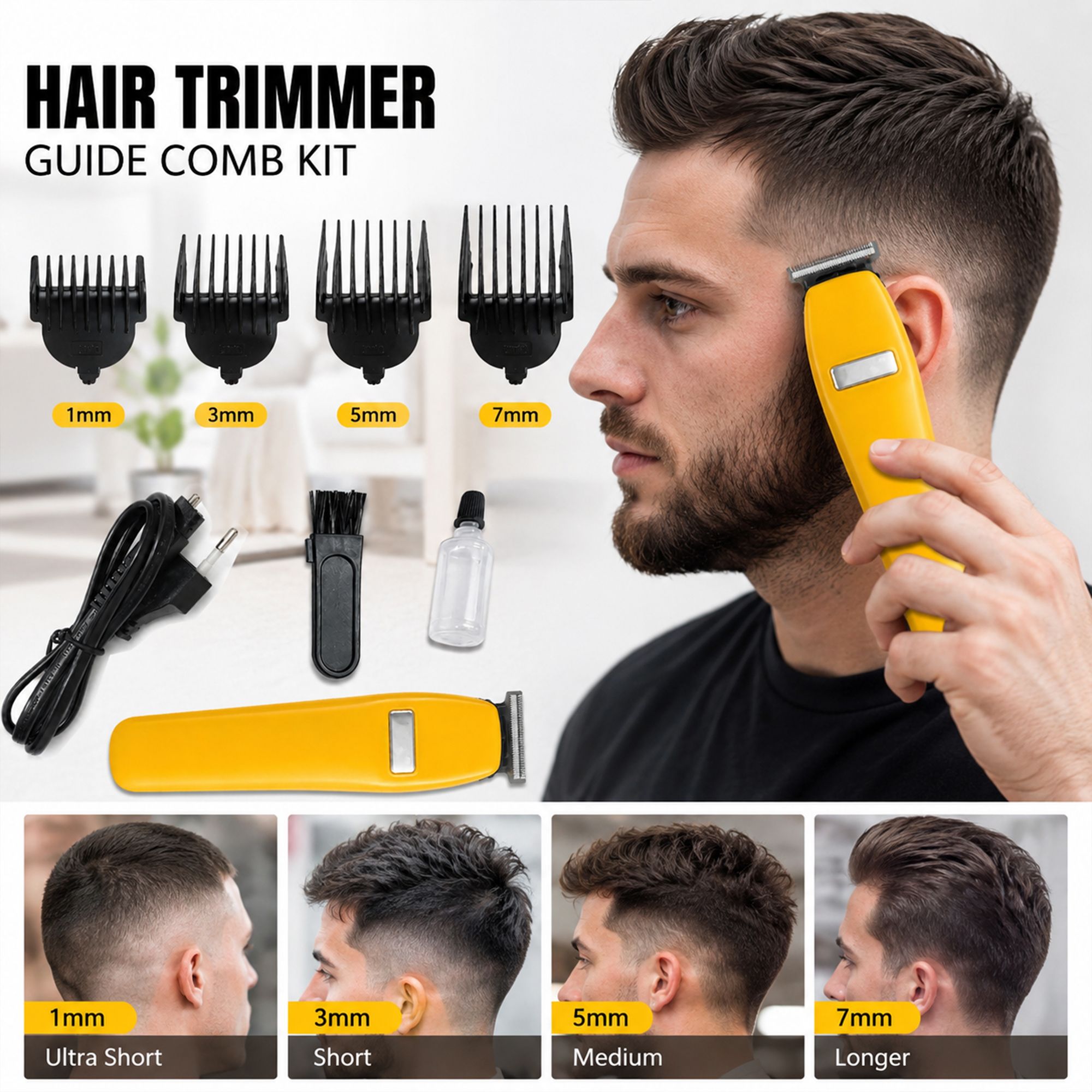 Butterrfly one Men's Professional Hair Cutting Machine Shaver For Men-picture-14