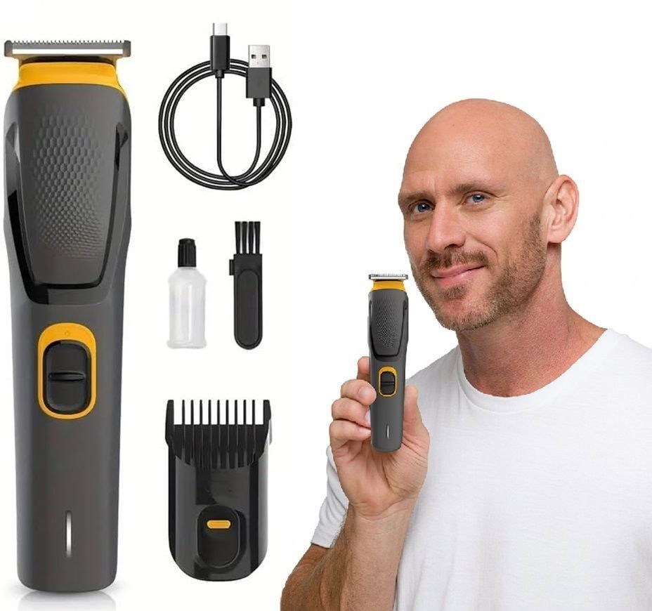 CLINLINSO 509 Ultra Precision Grooming Trimmer Powerful Stylish & Made for Perfect Beard Fully Waterproof Trimmer 90 min Runtime 5 Length Settings-image-12