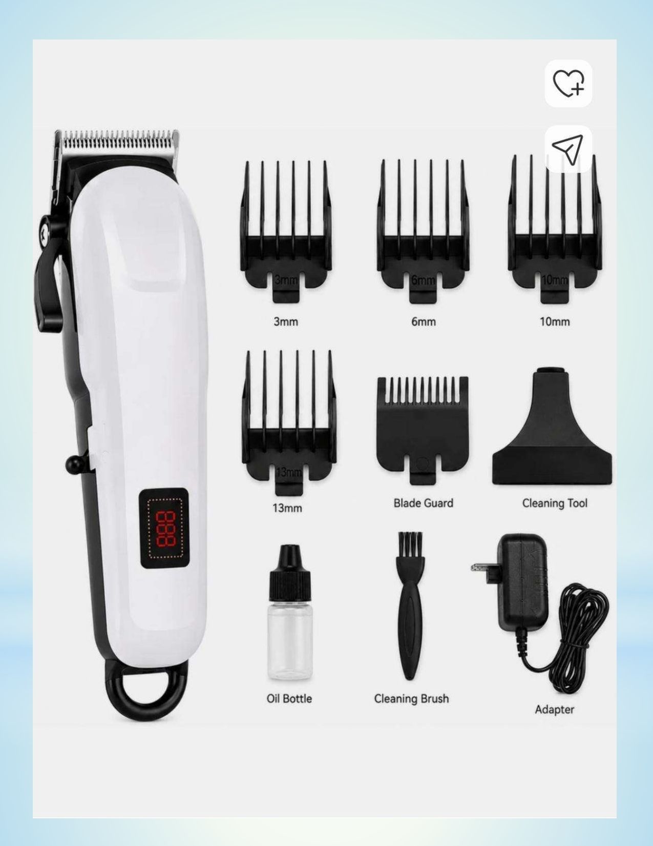 SDM W_Trimmer#39 Fully Waterproof Grooming Kit 190 min Runtime 4 Length Settings-image-33