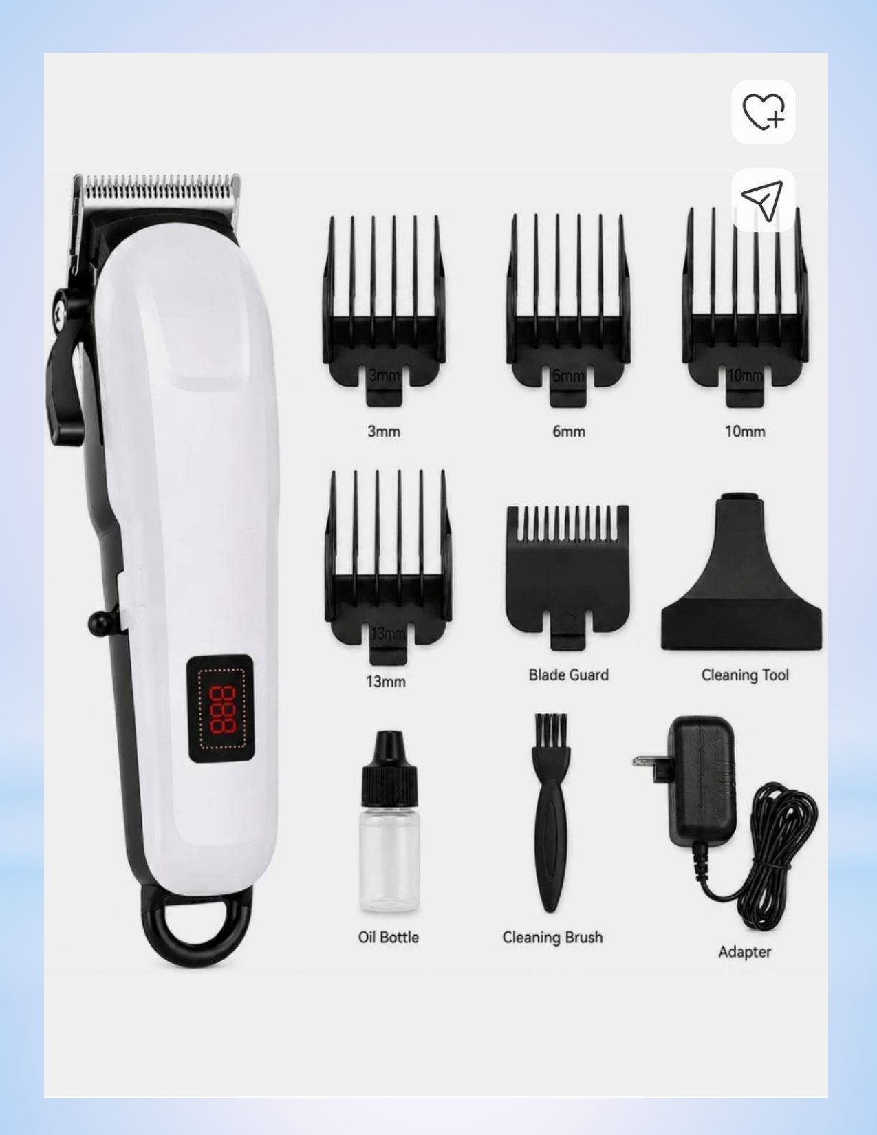 SDM W_Trimmer#117 Fully Waterproof Grooming Kit 190 min Runtime 4 Length Settings-image-30