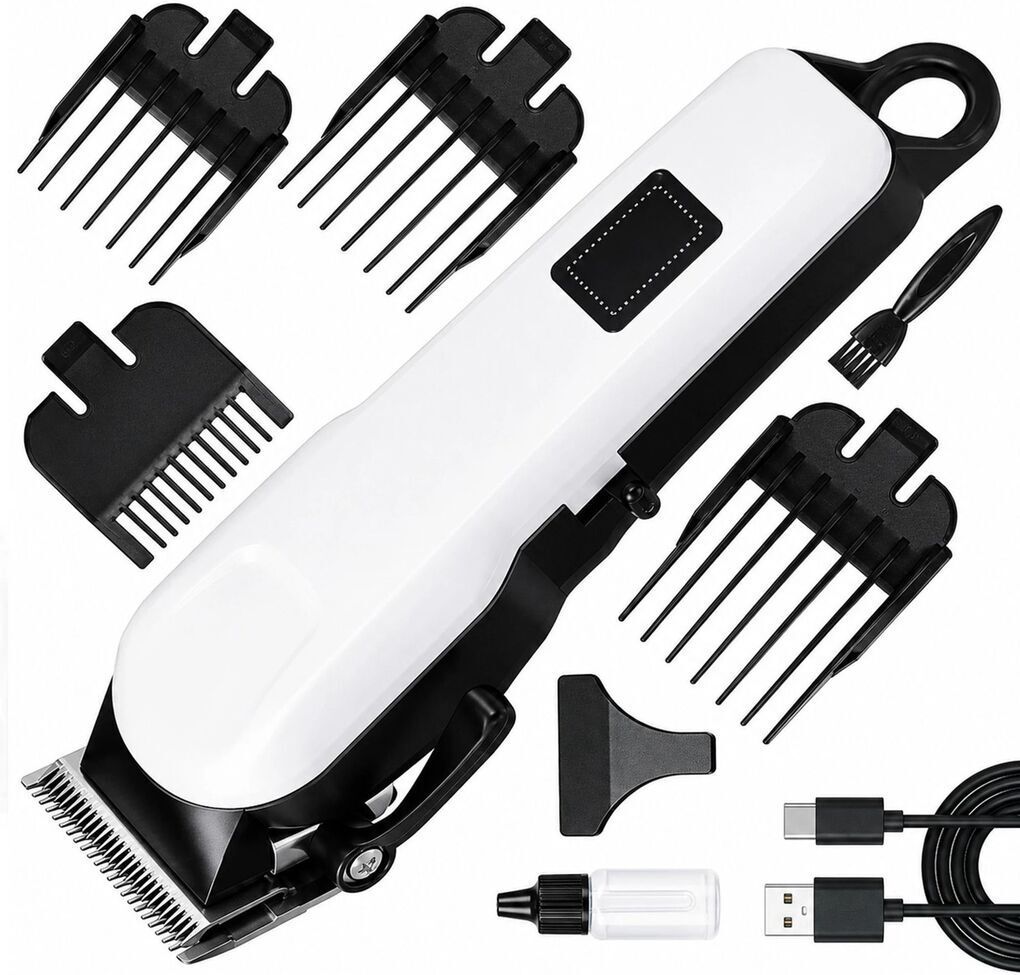 Shifozaa Electric Professional Hair & Beard Trimmer Razor With LED Display_809TRIM_35 Trimmer 240 min Runtime 4 Length Settings-image-35