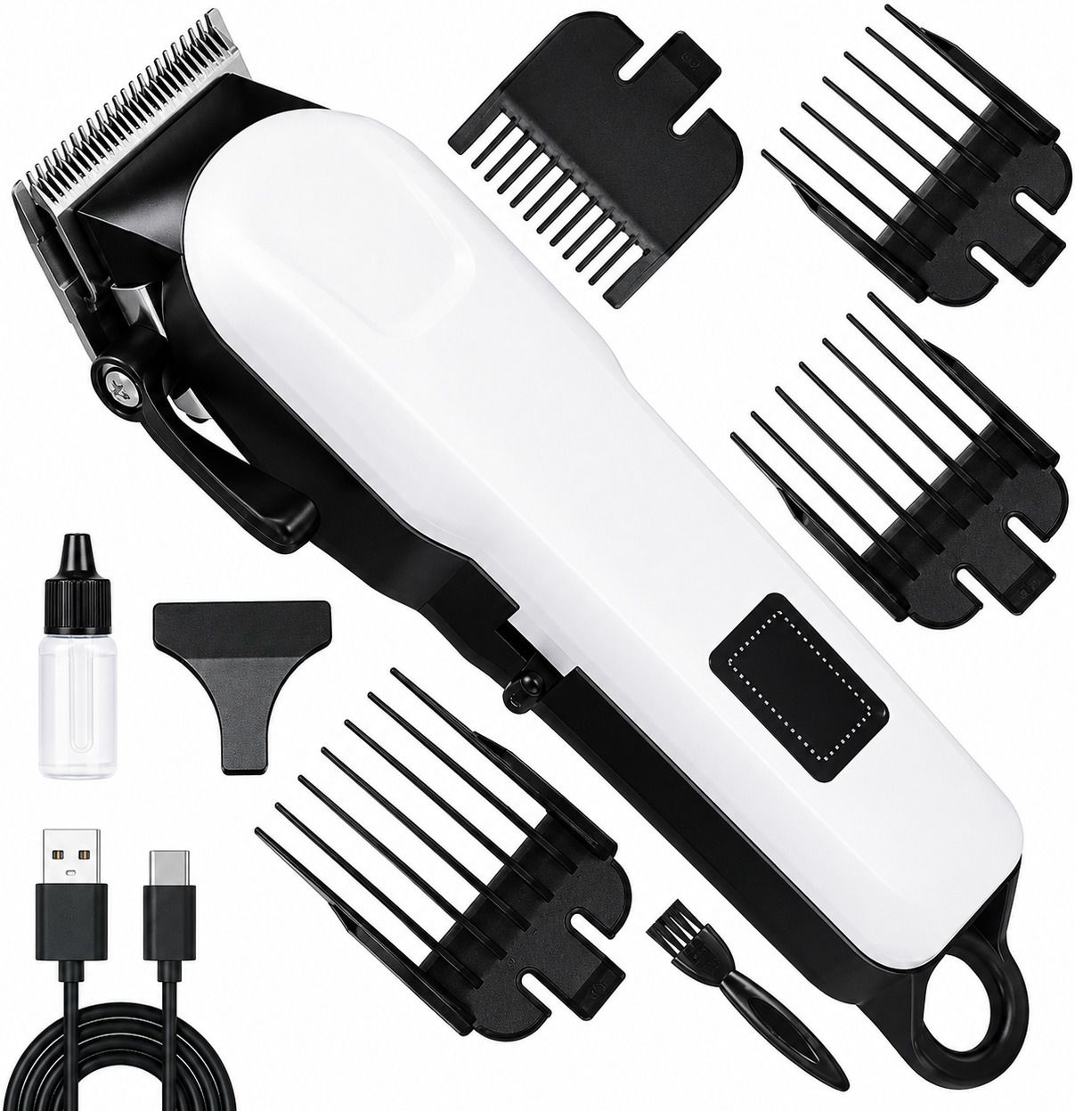 CLINLINSO 809 MX Rechargeable Hair & Beard Trimmer | Easy Grip | Travel Friendly Fully Waterproof Trimmer 200 min Runtime 5 Length Settings-image-38