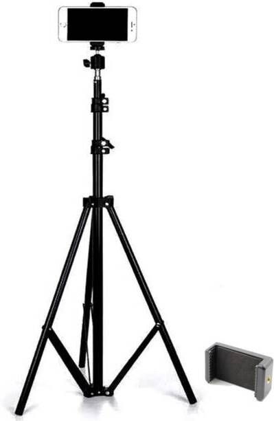 Treadmill Portable Lightweight Aluminum 2.1 Meter Stand with 360 Degree Ball Head Tripod Monopod Kit-image-7
