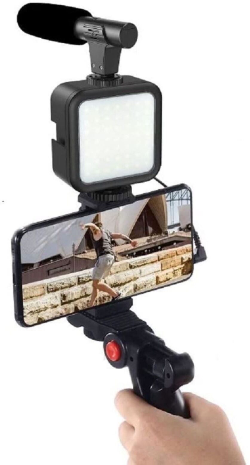 SHALINI ENTERPRISE Camera Video Recording Vlogging Kit for Video Making Mic Mini Tripod Stand Monopod Kit-image-48