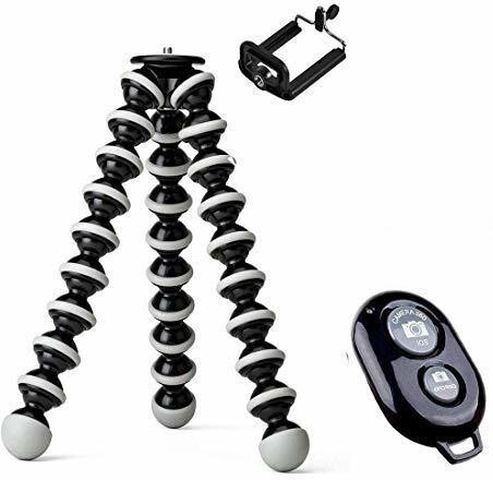 PKST Gorilla Tripod/Mini 33 cm (13 Inch) Tripod for Mobile Phone with Phone Holder | Flexible Gorilla Stand for DSLR & Action Cameras (Gorilla Tripod) Monopod Kit, Tripod, Tripod Ball Head, Tripod Bracket, Tripod Clamp, Tripod Kit image 1