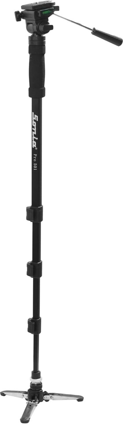 SUPERNIC Monopod Pro 501 with Self Standing Legs Fluid Video Panhead & Carry Case Monopod-image-36