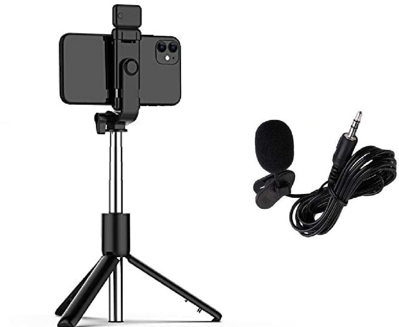 SANNO WORLD SELFIE STICK/TRIPOD WITH MIC COMBO WITH UNIVERSAL COMPATIBILITY Monopod, Tripod-picture-32